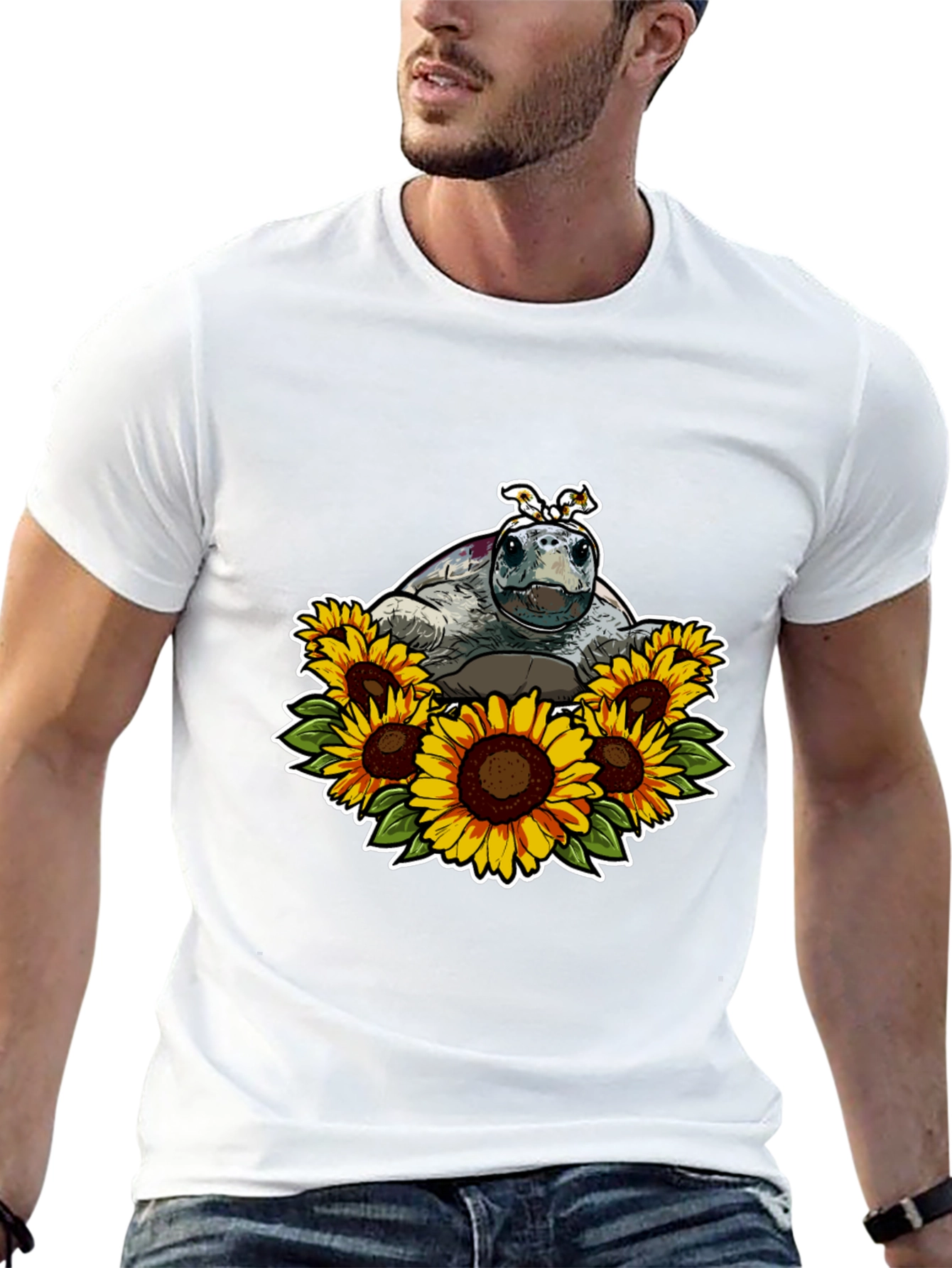 Turtle and Sunflower T-Shirt