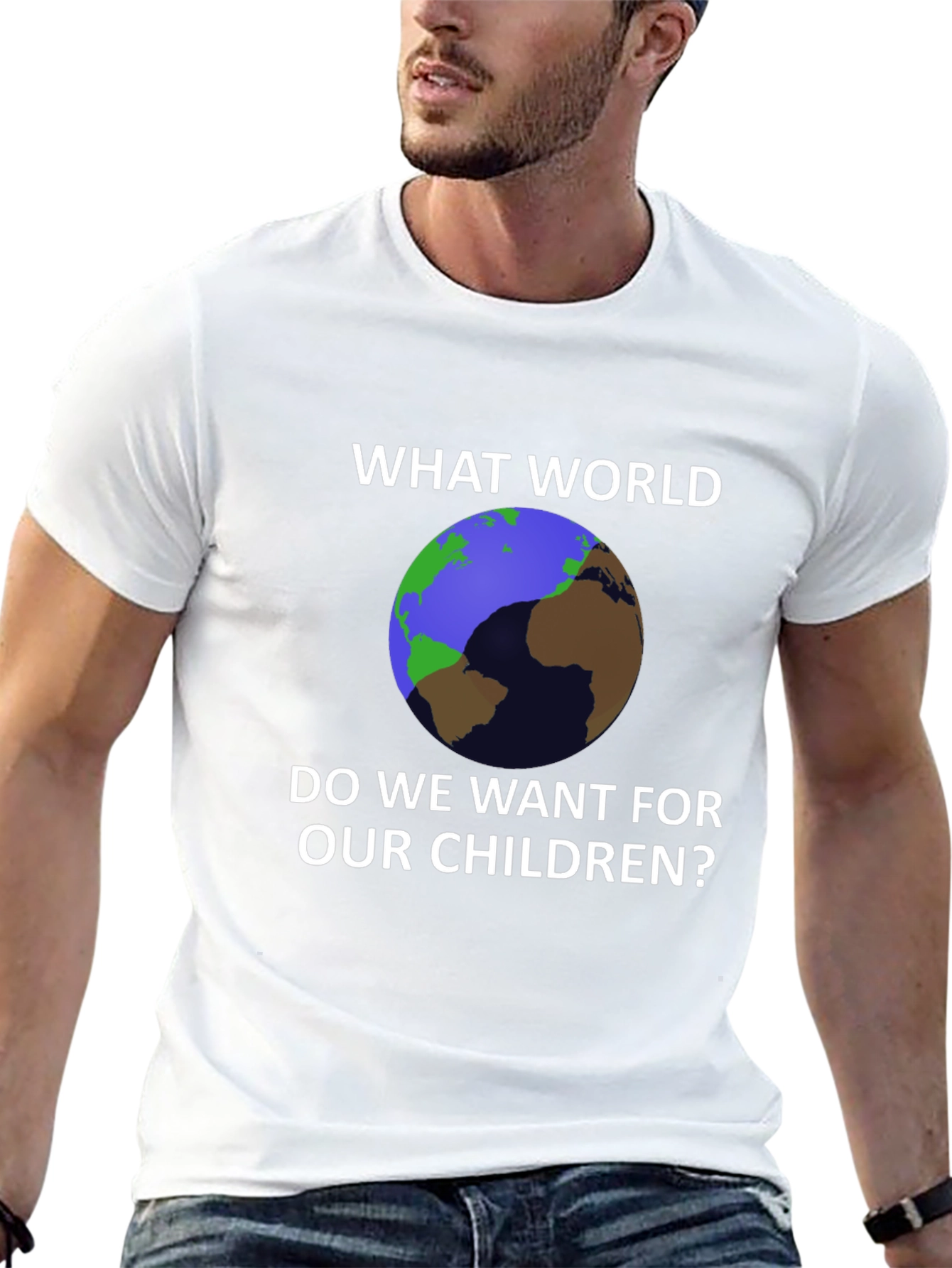 Eco-Friendly World Graphic T-Shirt