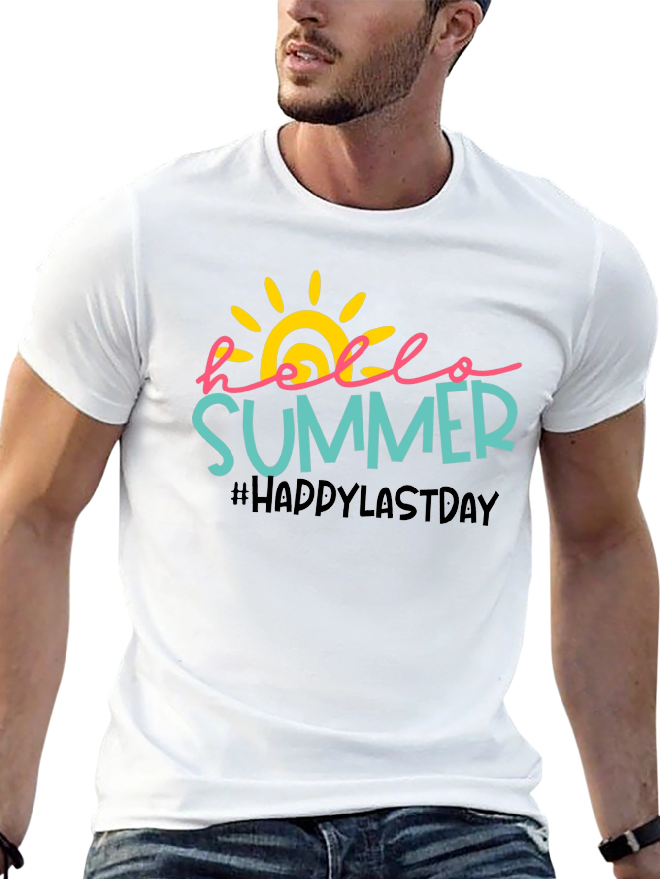 Hello Summer Graphic T-Shirt