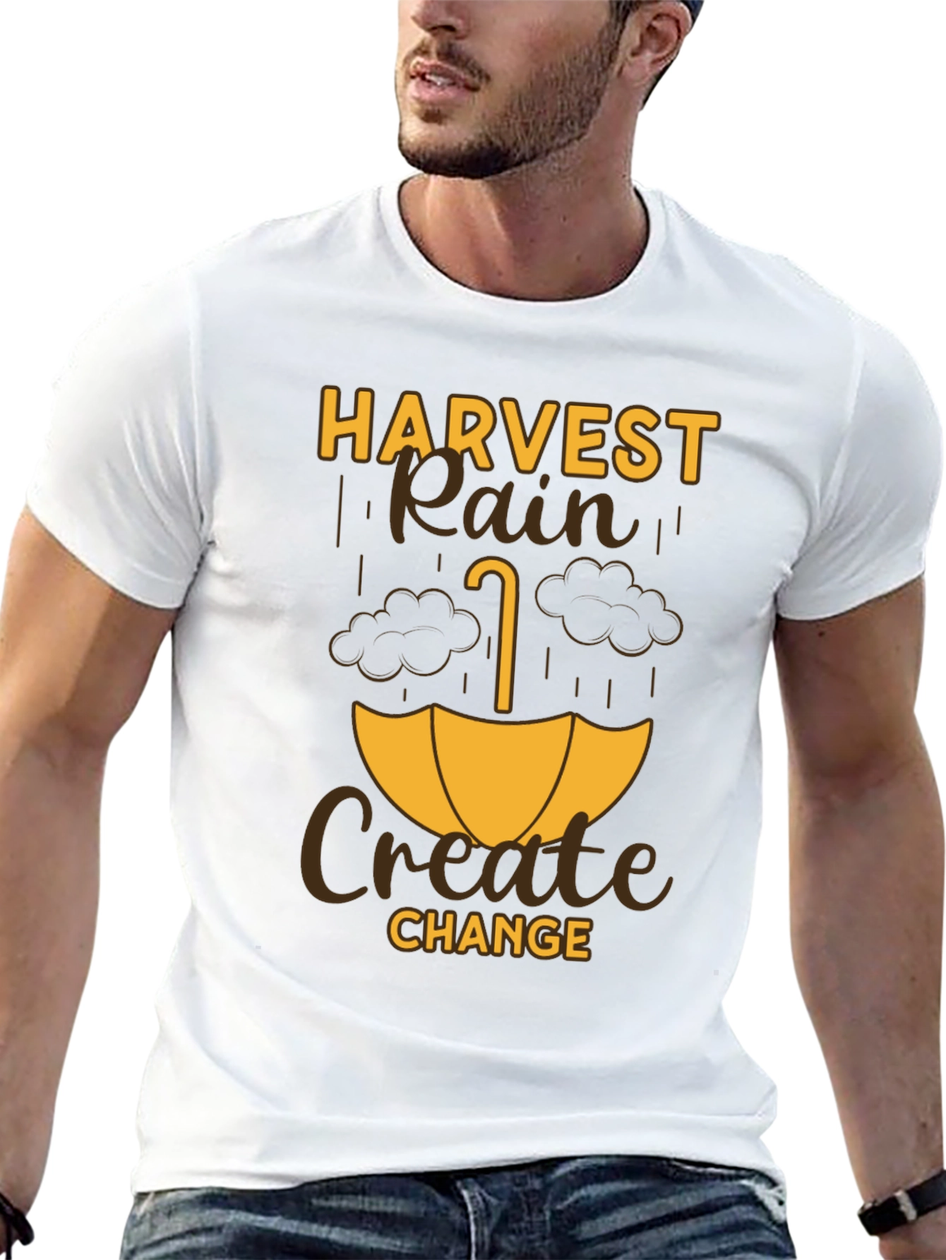 Harvest Rain Create Change Graphic Tee