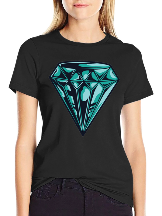 Diamond Graphic Black T-Shirt