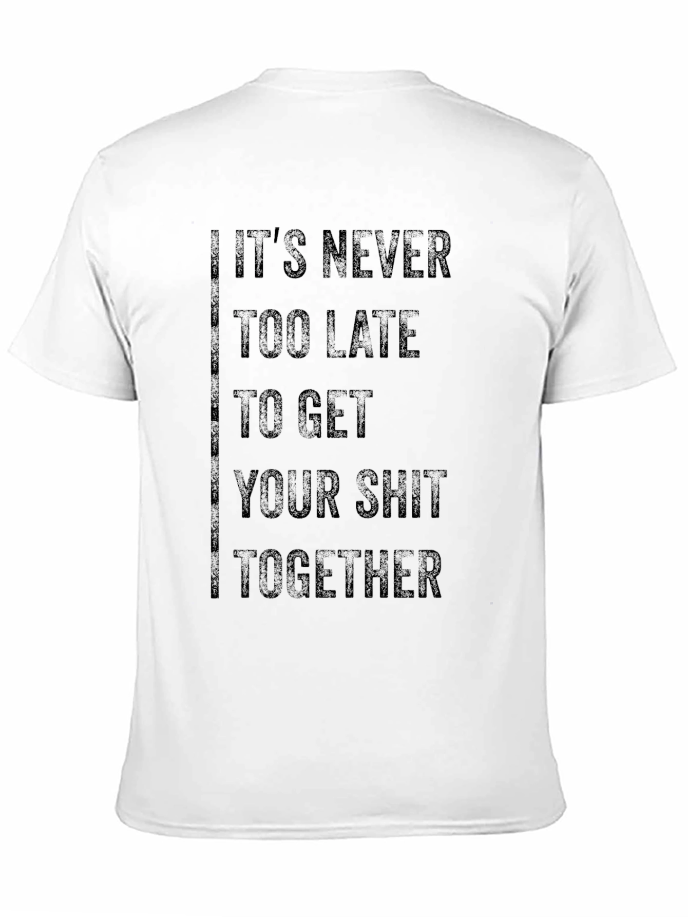 Humorous Get Your Sh*t Together Black Graphic Tee