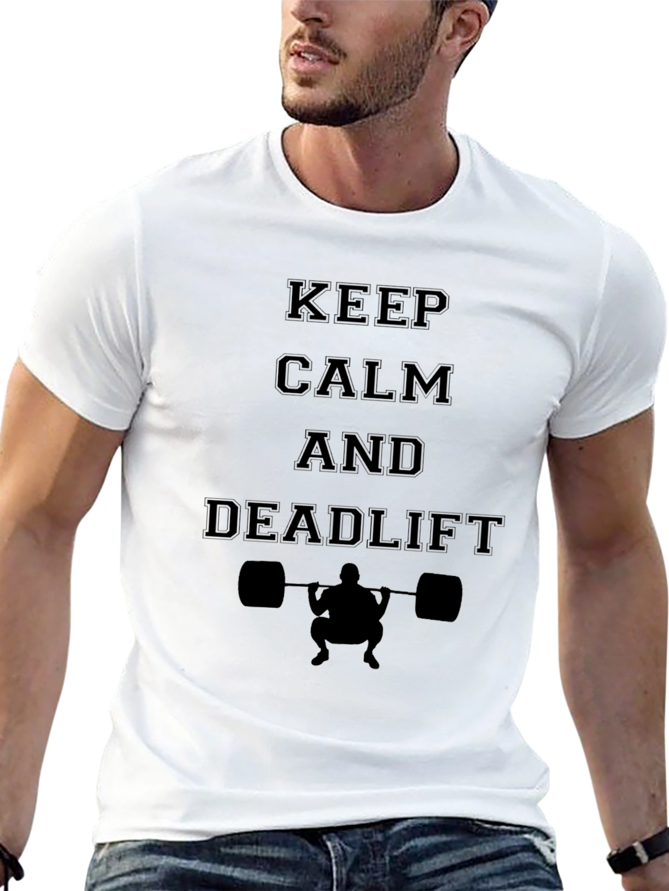 Keep Calm and Deadlift T-Shirt Gym Workout