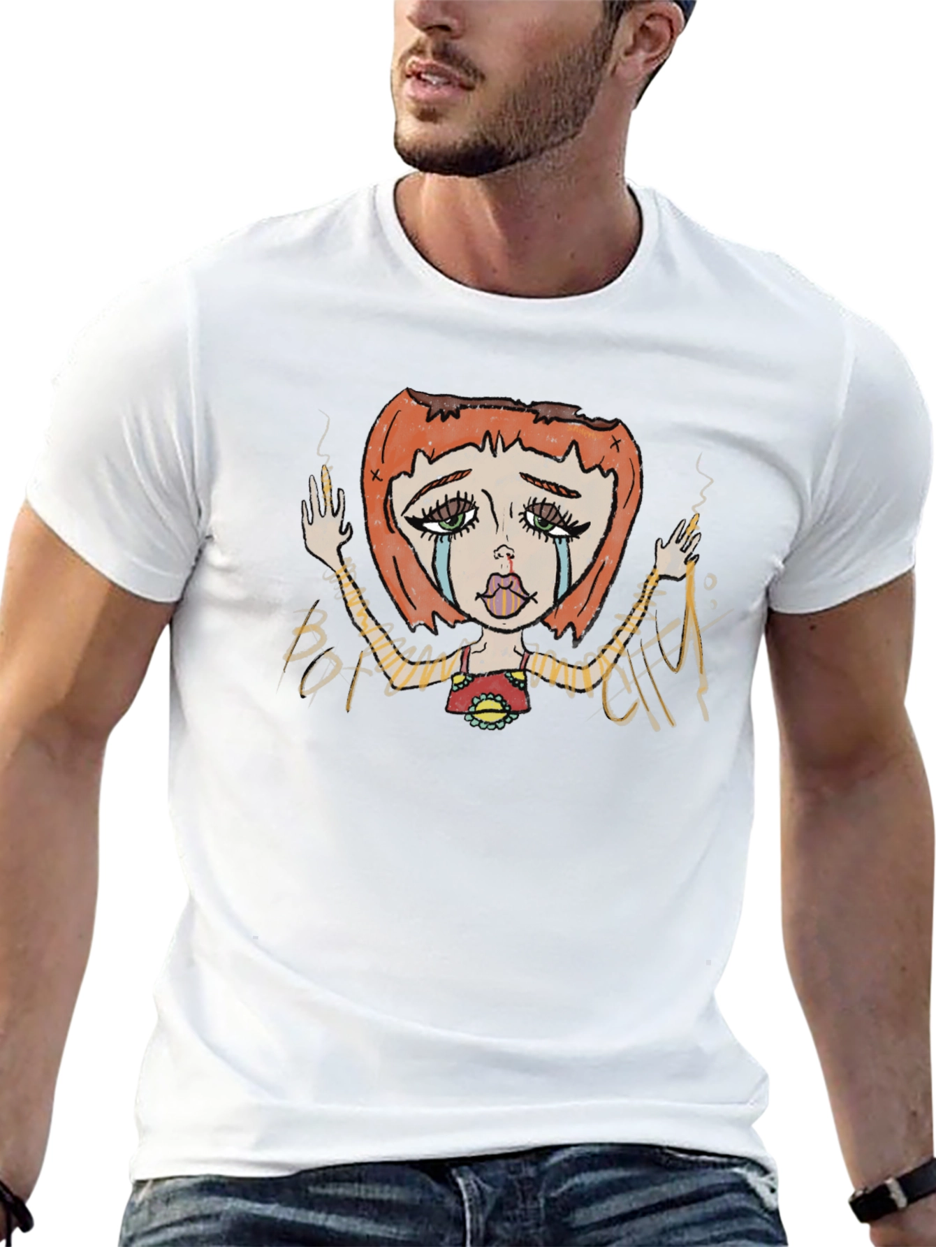 Artistic Graphic Tee - Broken City Design