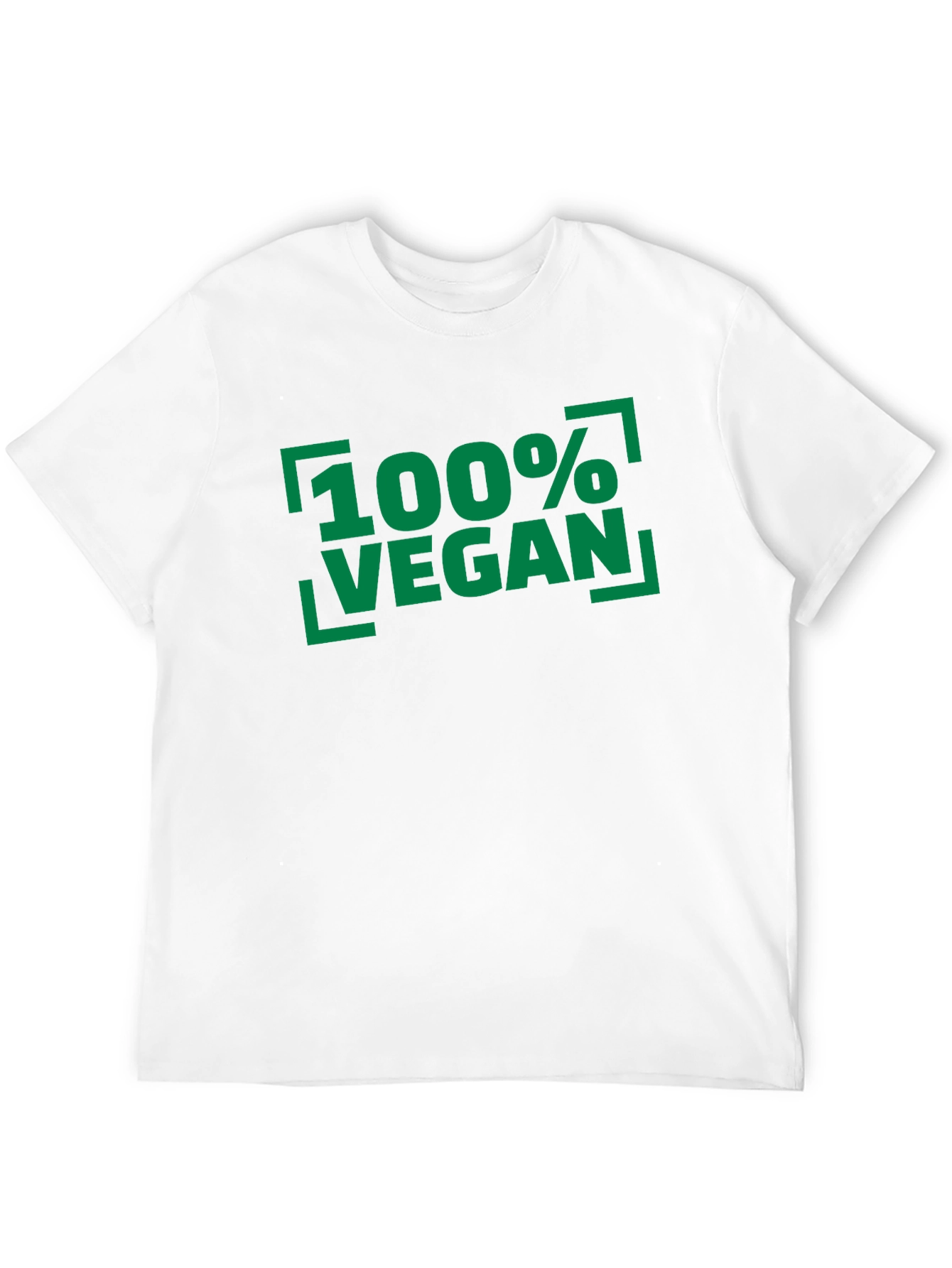 100% Vegan Graphic Tee - Unisex Black T-Shirt