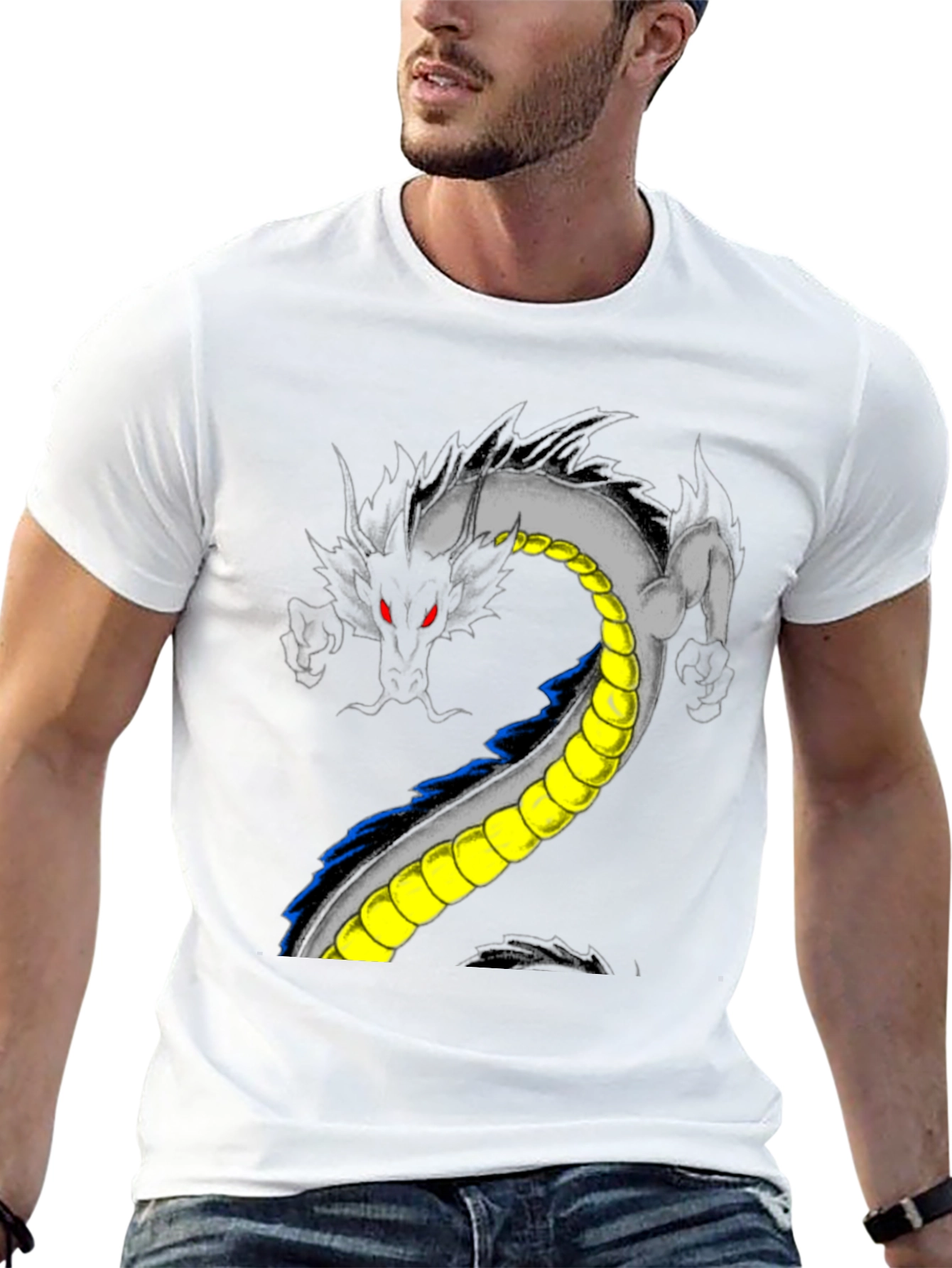 Shenron Dragon Graphic Black T-Shirt