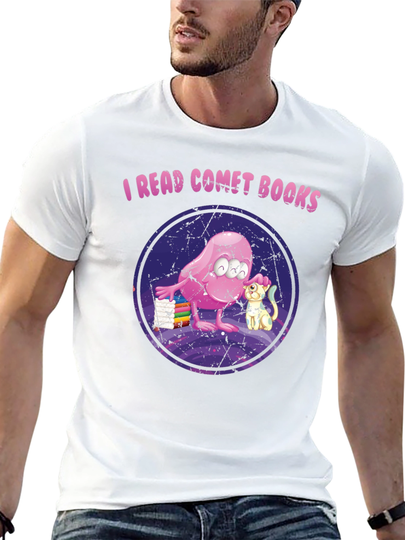 I Read Comet Books T-Shirt