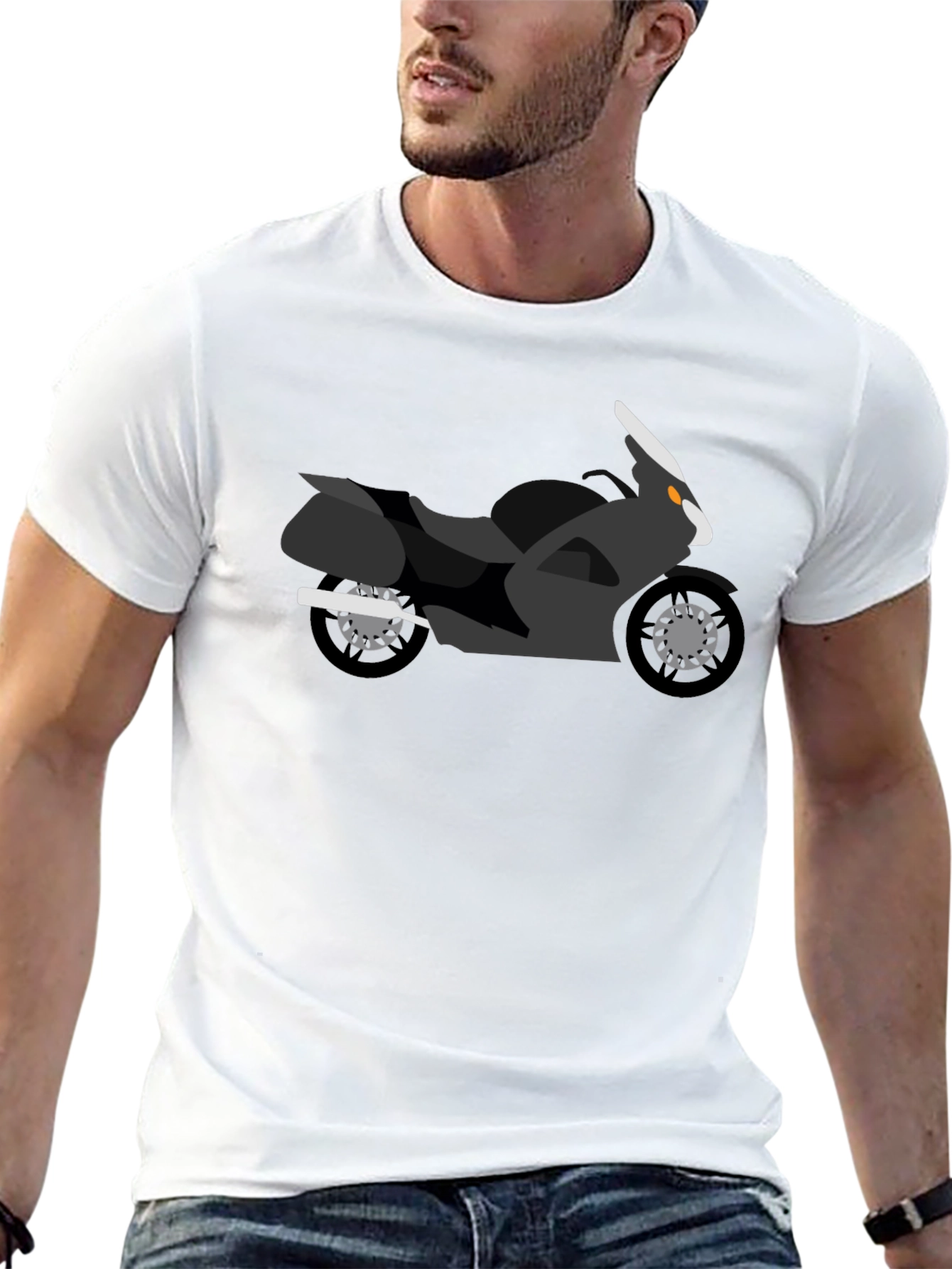 Motorcycle Graphic Tee - Ride in Style!
