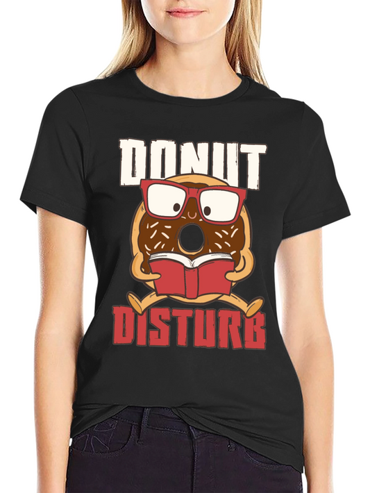 Donut Disturb T-Shirt - Book Reading Design