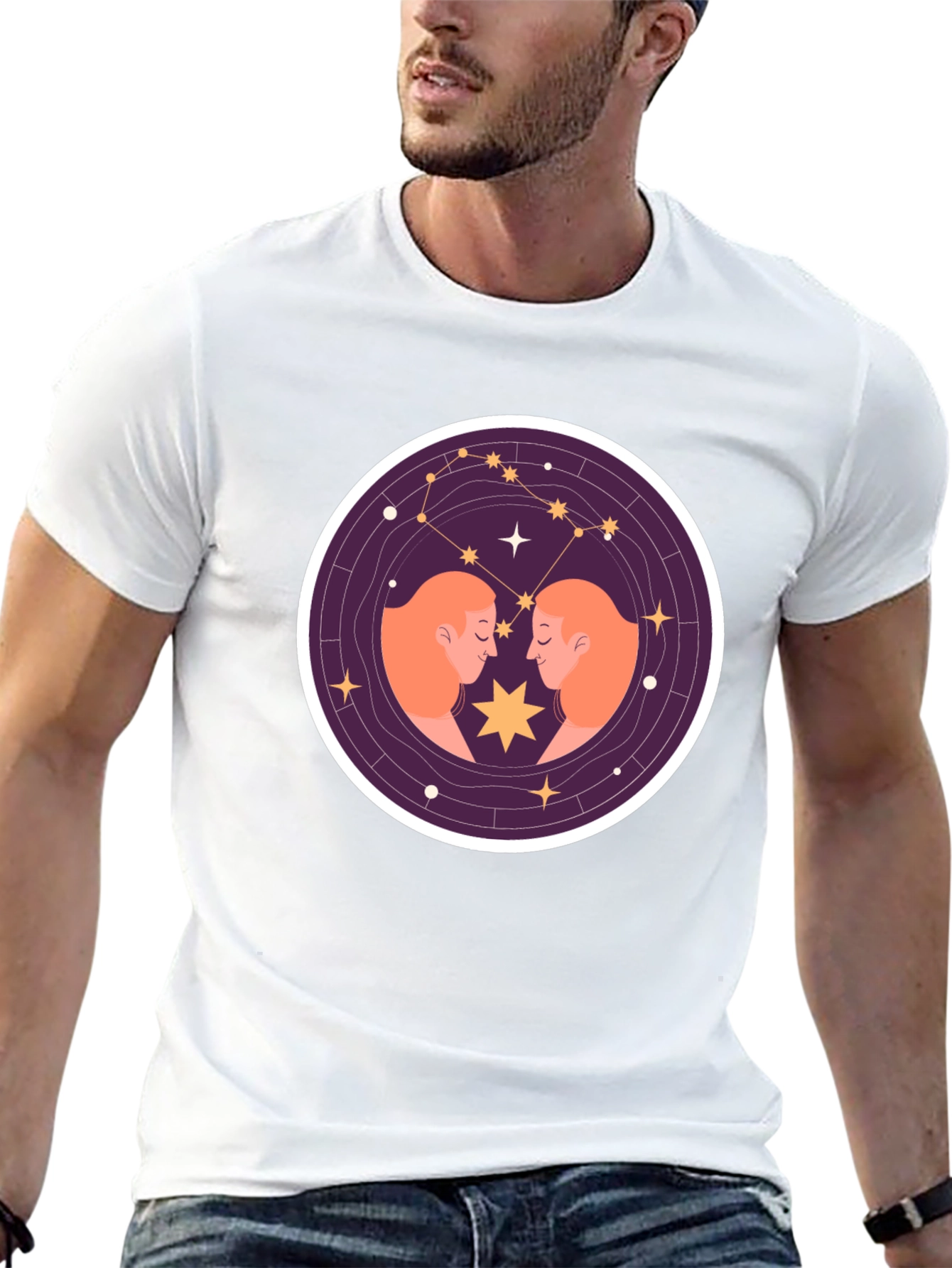 Gemini Zodiac Graphic Tee - Unisex