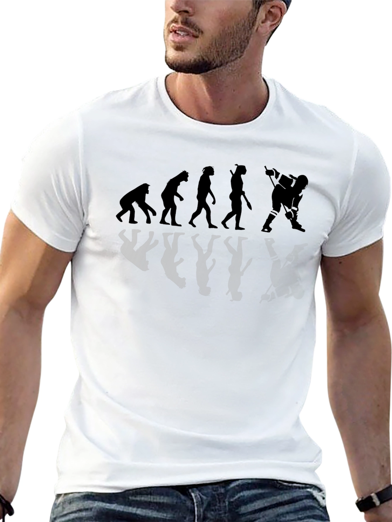 Hockey Evolution T-Shirt - Funny Hockey Player Gift