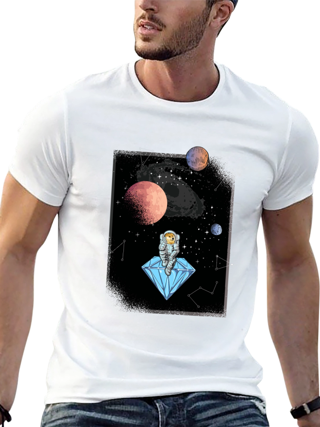 Space Doge Diamond T-Shirt