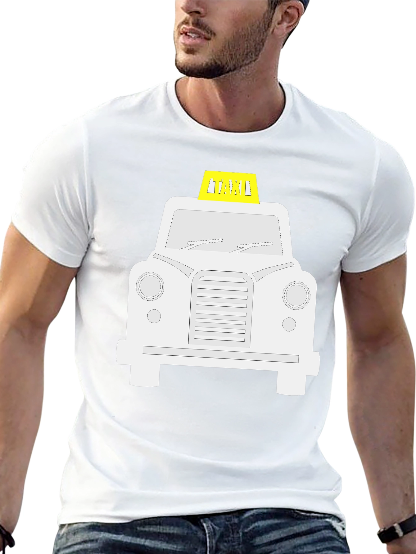 Taxi Cab T-Shirt - Classic Car Graphic Tee