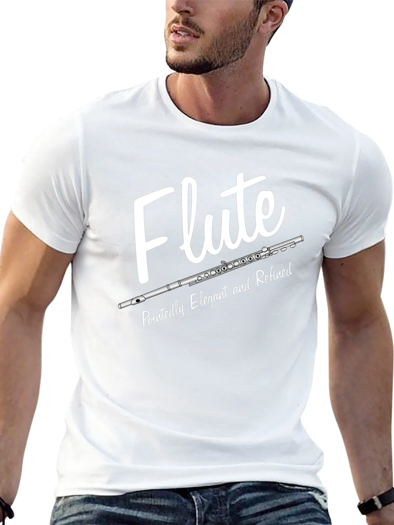 Flute Elegant & Refined Graphic T-Shirt