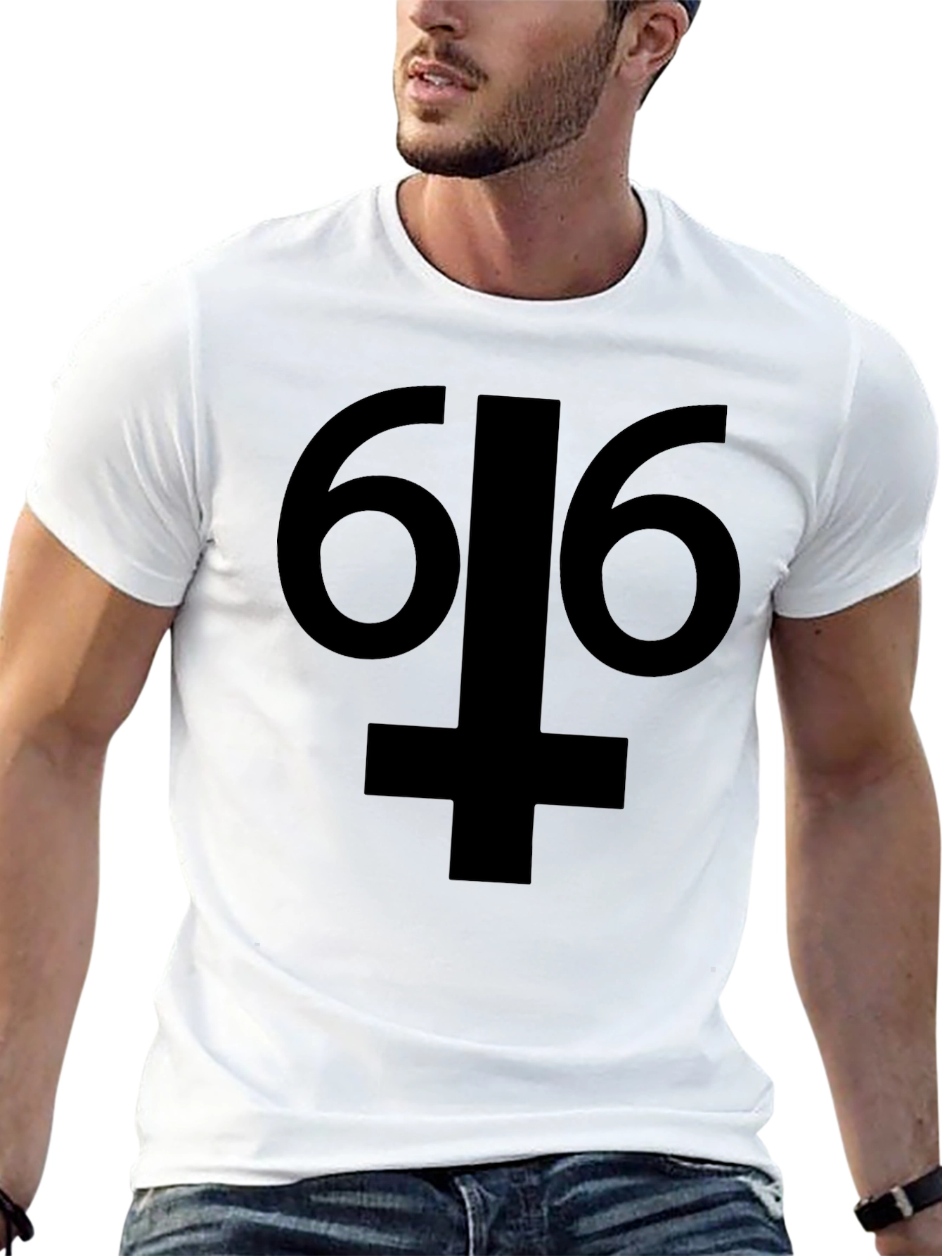 6I6 Symbol Black Graphic Tee - Unisex