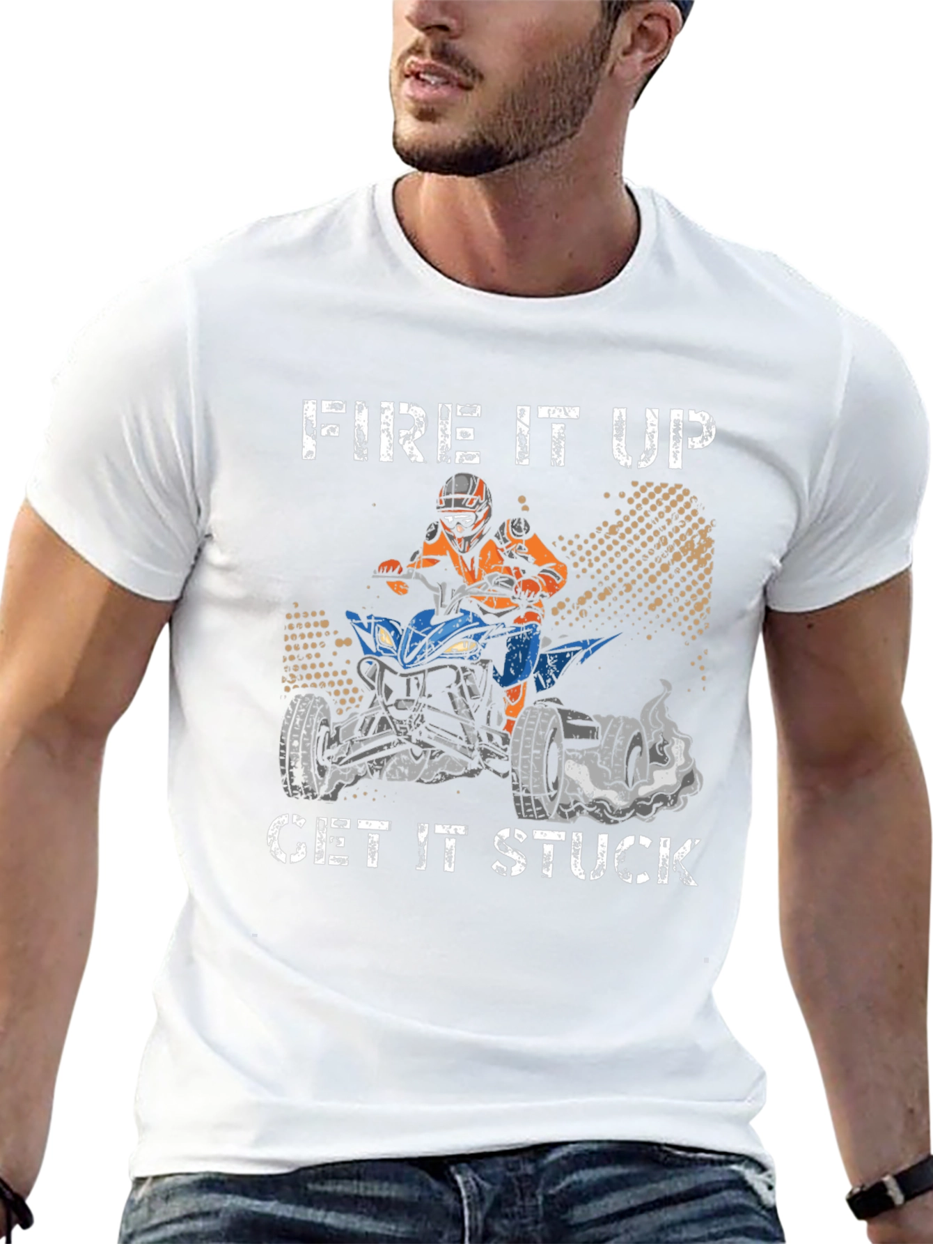 Fire It Up ATV Graphic T-Shirt