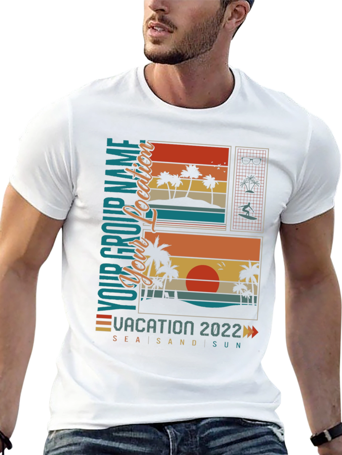 Vacation 2022 Retro Graphic T-Shirt