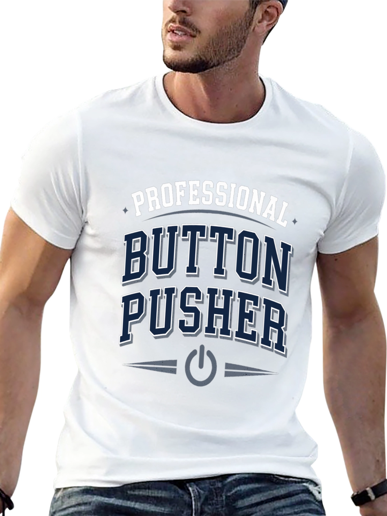 Professional Button Pusher T-Shirt - Black