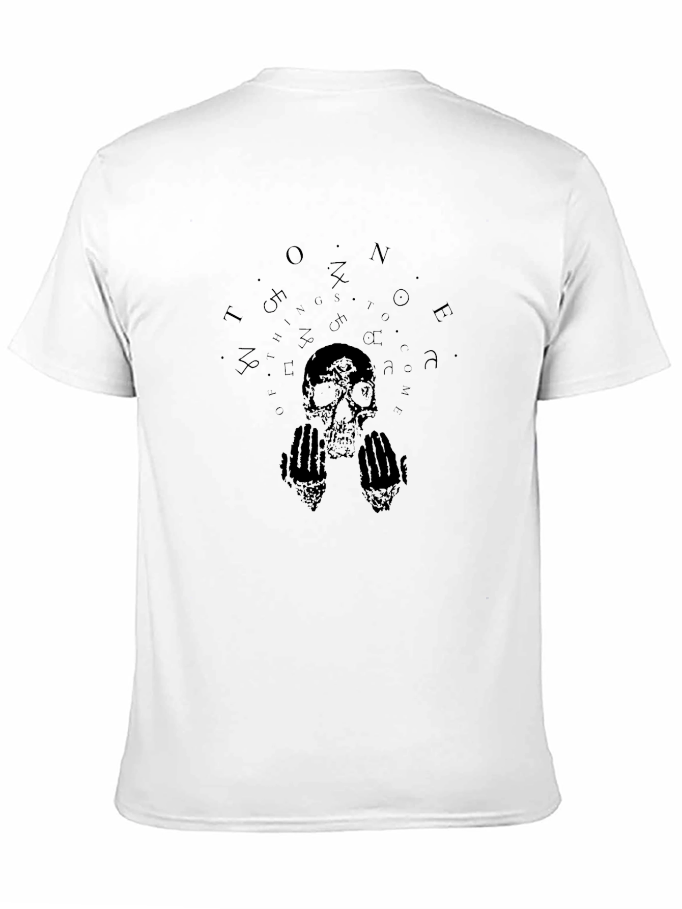 Skull & Hands Graphic Black T-Shirt