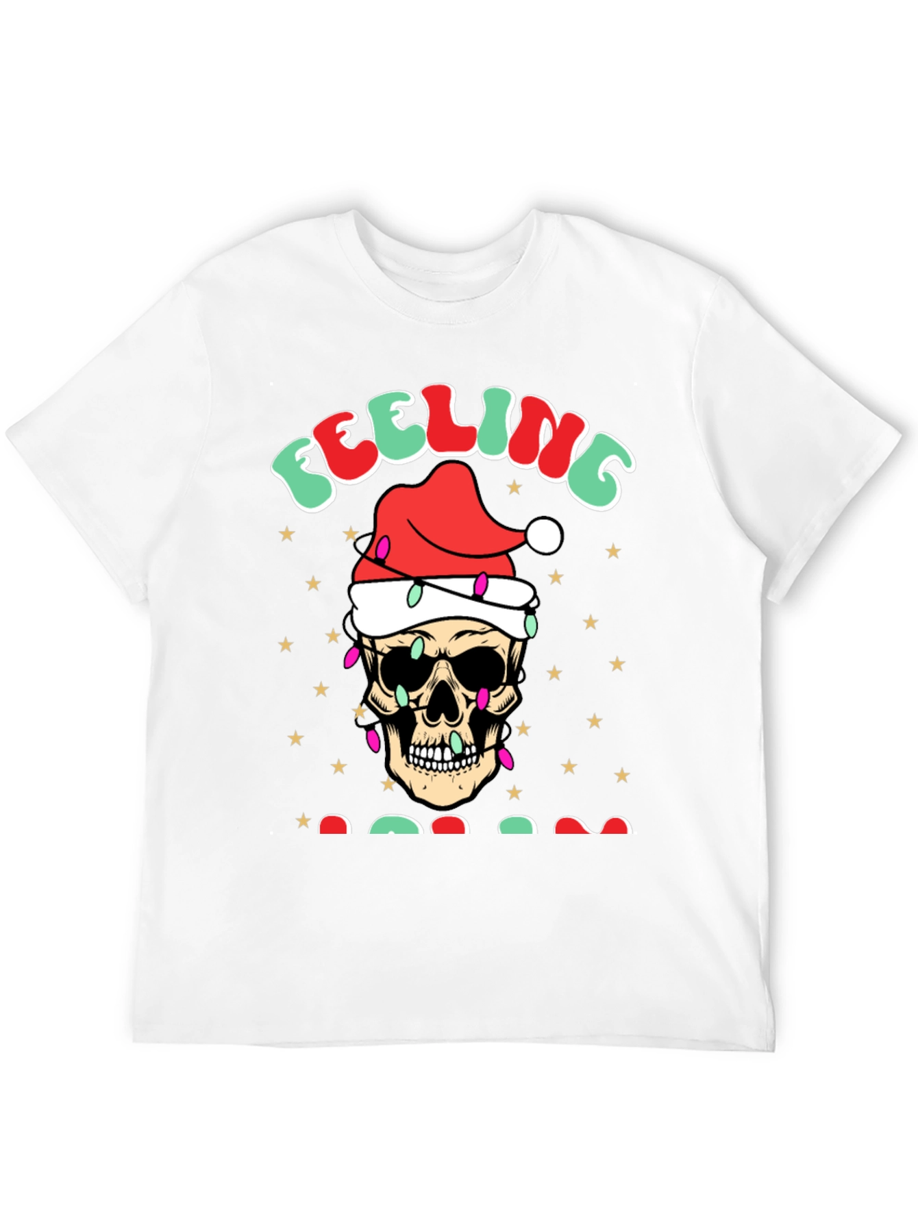 Feeling Jolly Skull Graphic Tee
