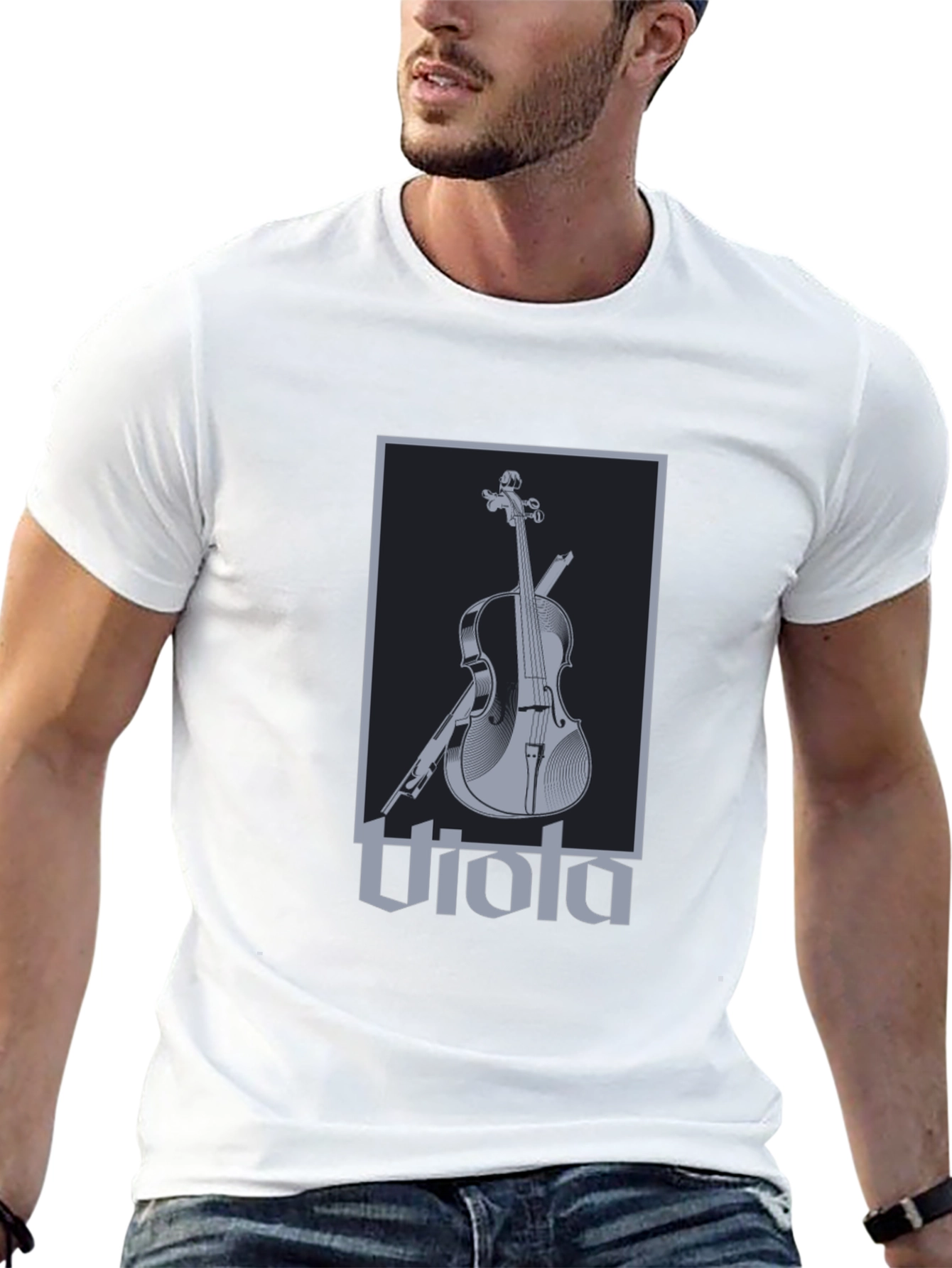 Viola Music Instrument Graphic T-Shirt