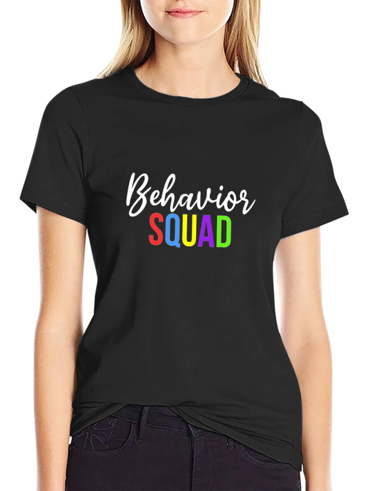 Behavior Squad T-Shirt: Colorful Graphic Tee