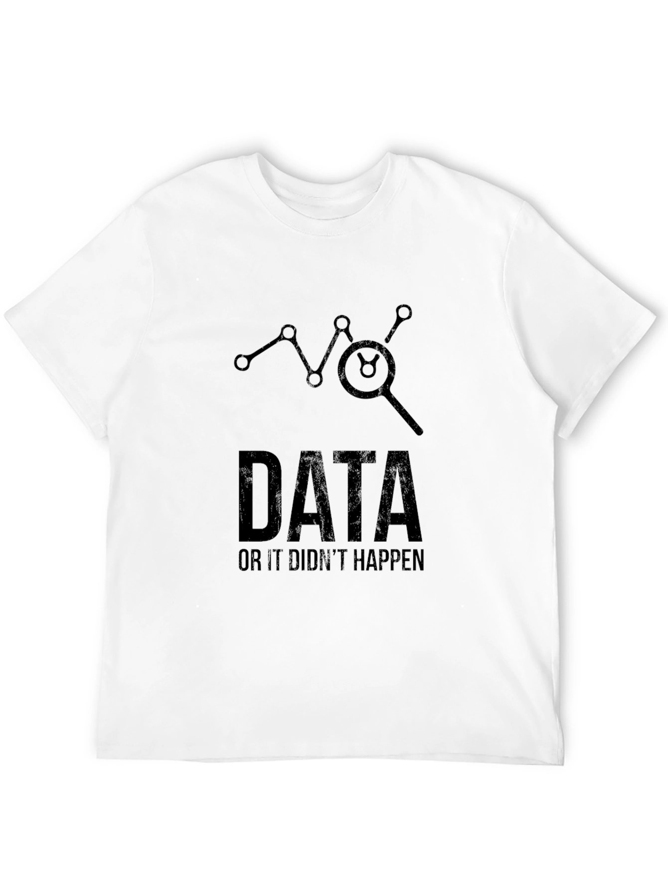 Data Driven Black T-Shirt