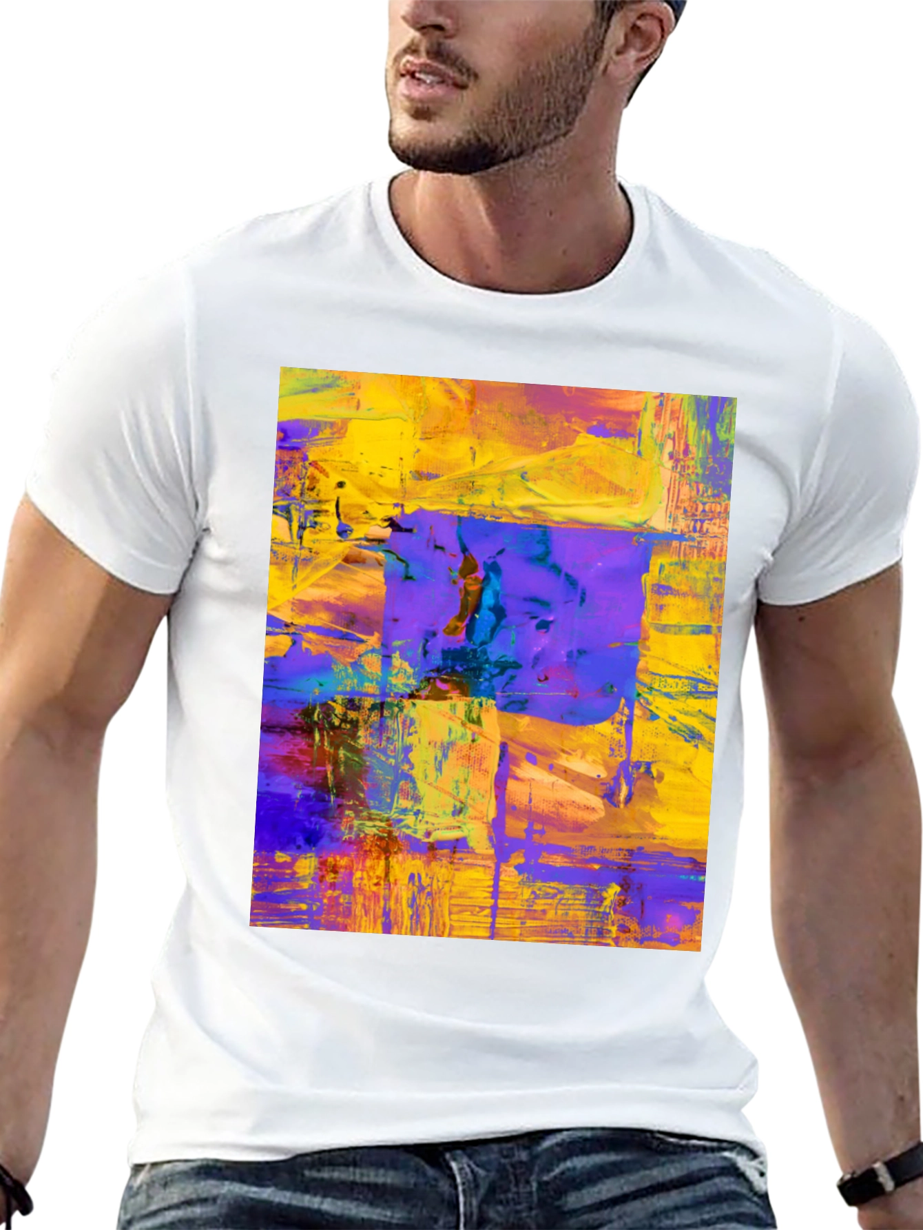 Abstract Art Graphic T-Shirt - Bold & Stylish
