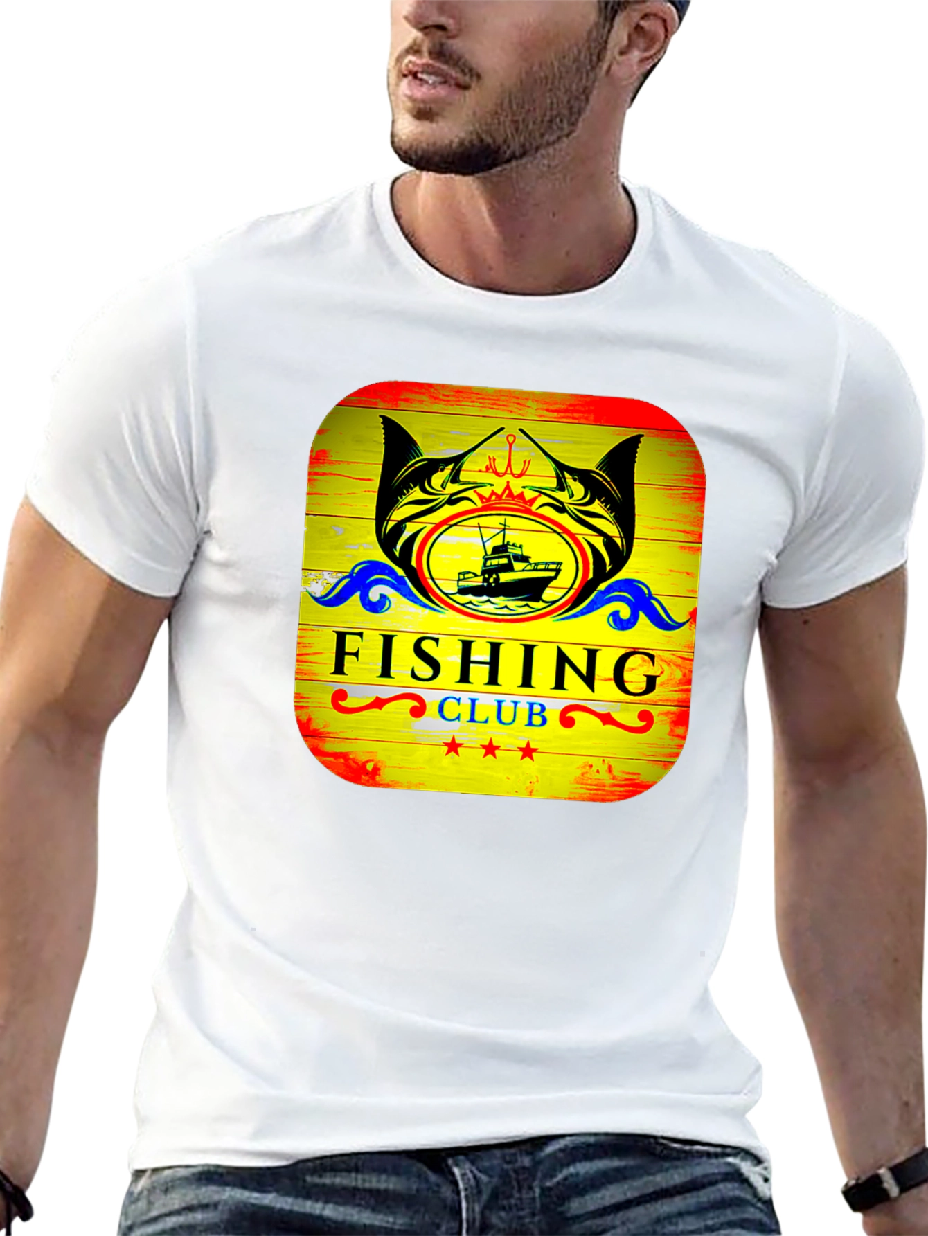 Fishing Club Graphic T-Shirt