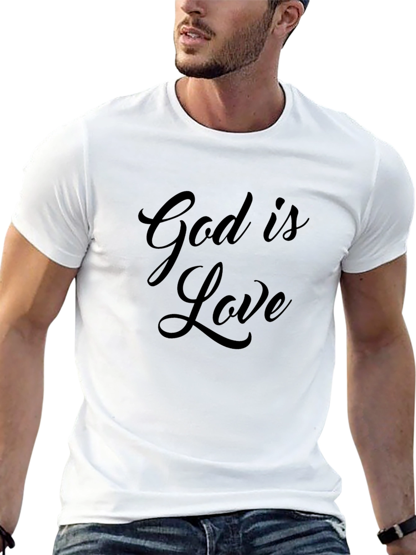 God is Love Black T-Shirt