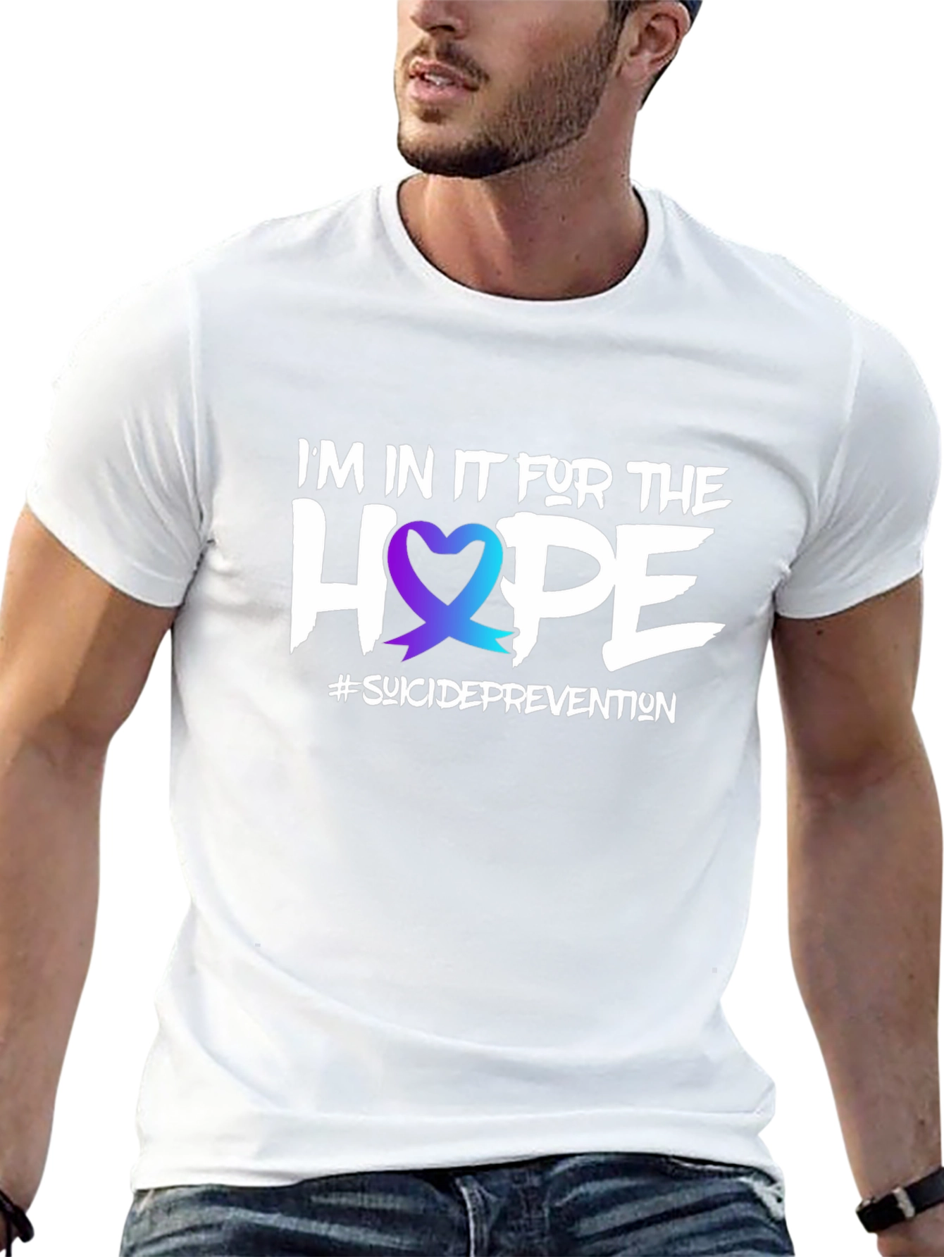 Hope Suicide Prevention Ribbon T-Shirt