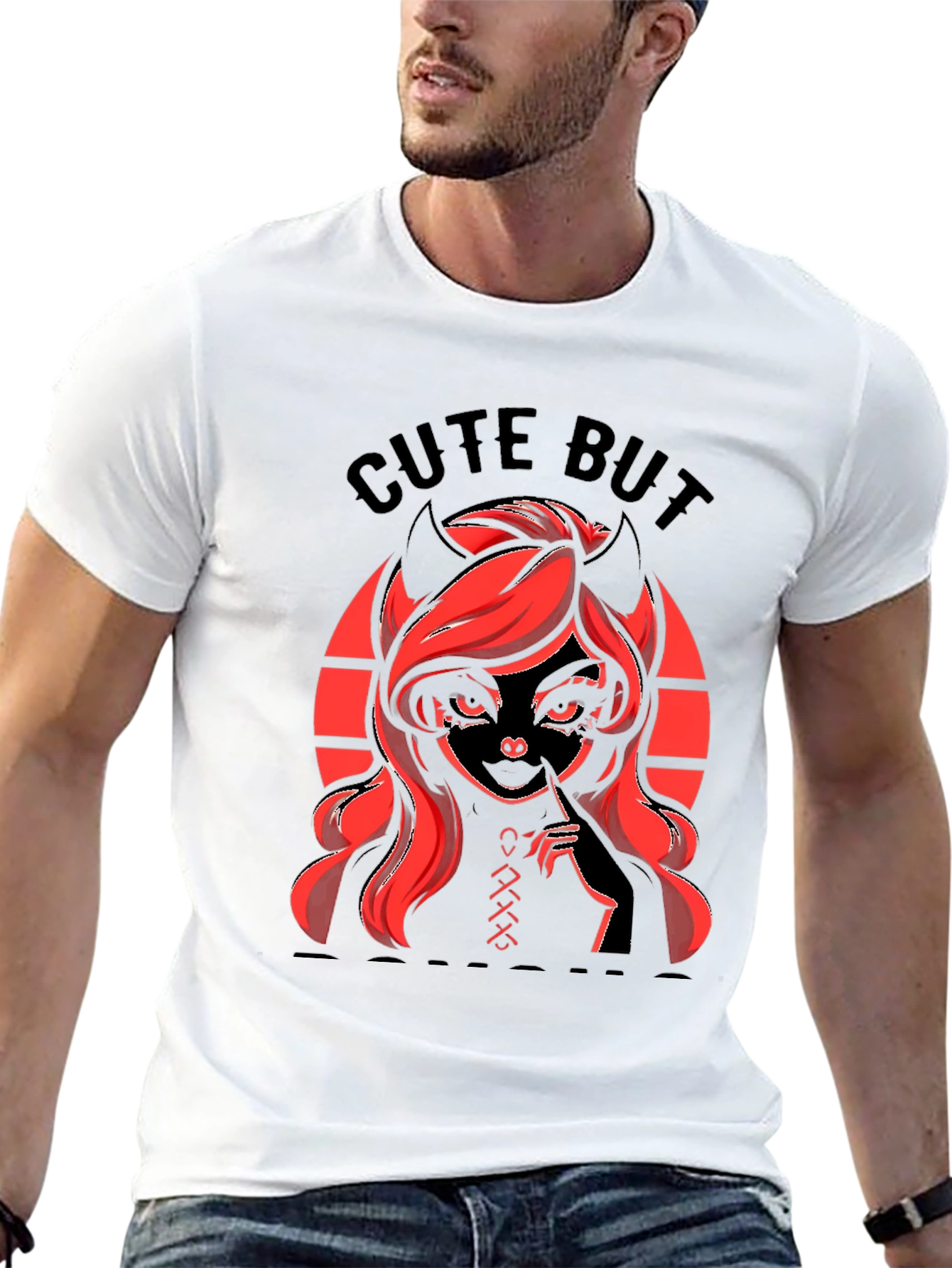 Cute But Devilish Graphic T-Shirt