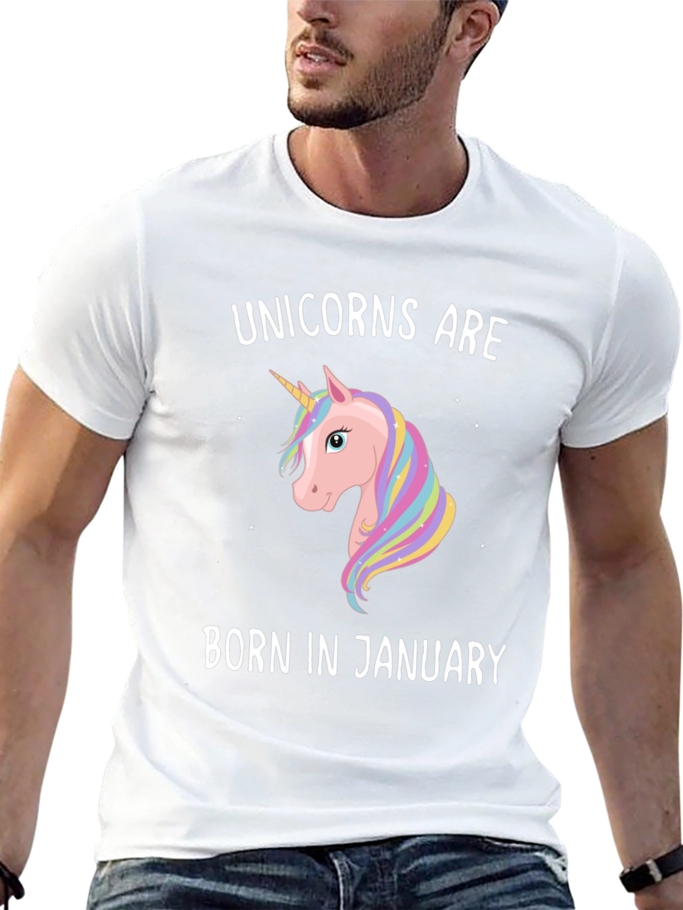 Unicorns Born in January T-Shirt