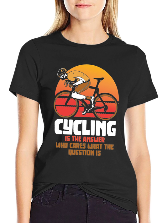 Cycling is the Answer Graphic Tee