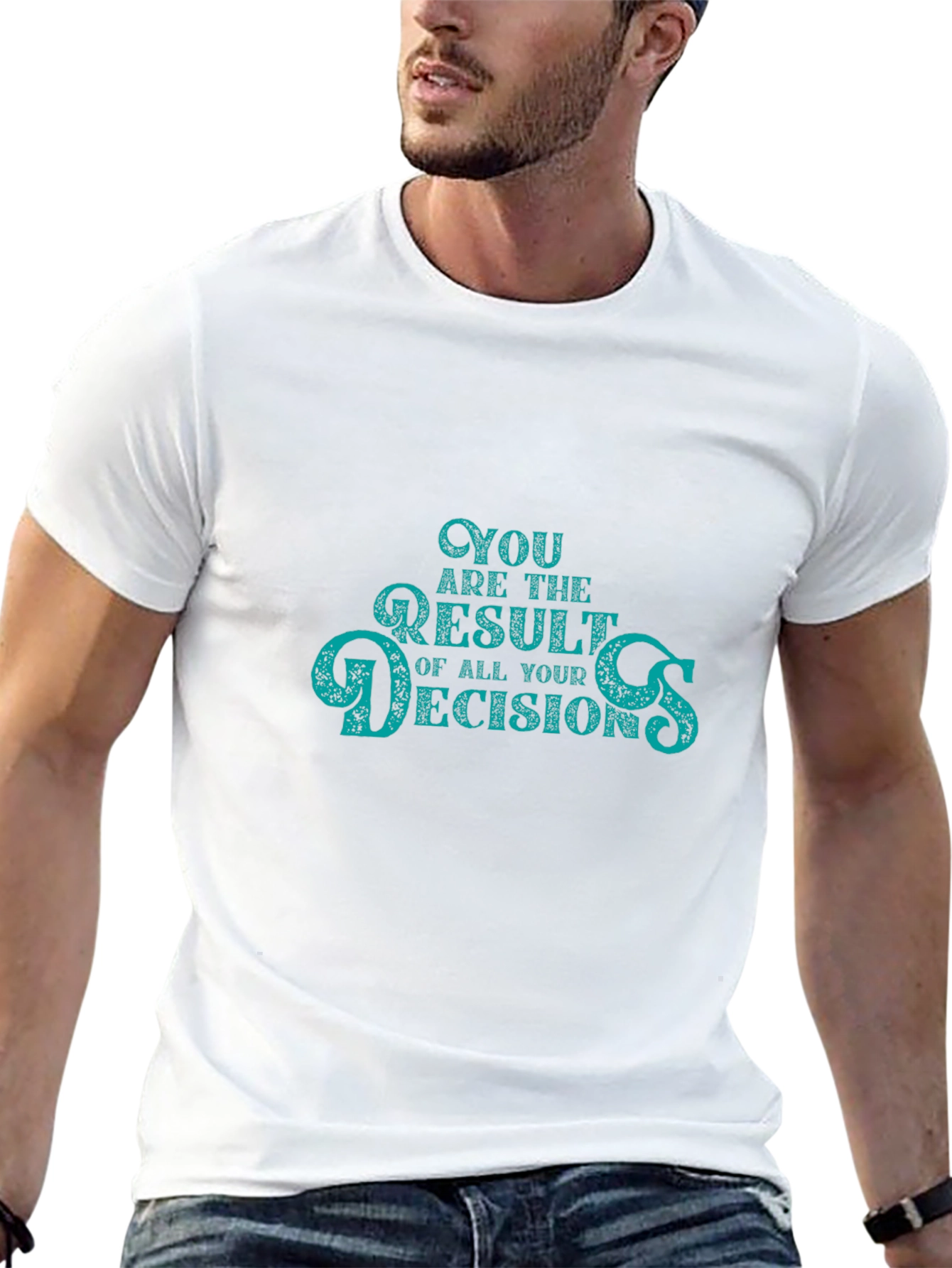 Decisions T-Shirt - Black Crew Neck Tee