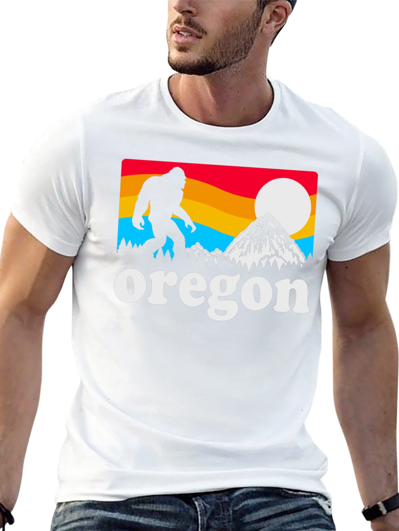 Oregon Bigfoot Graphic Tee - Black