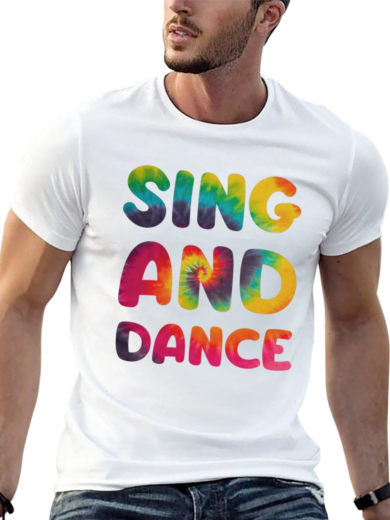 Tie-Dye Sing and Dance Graphic Tee