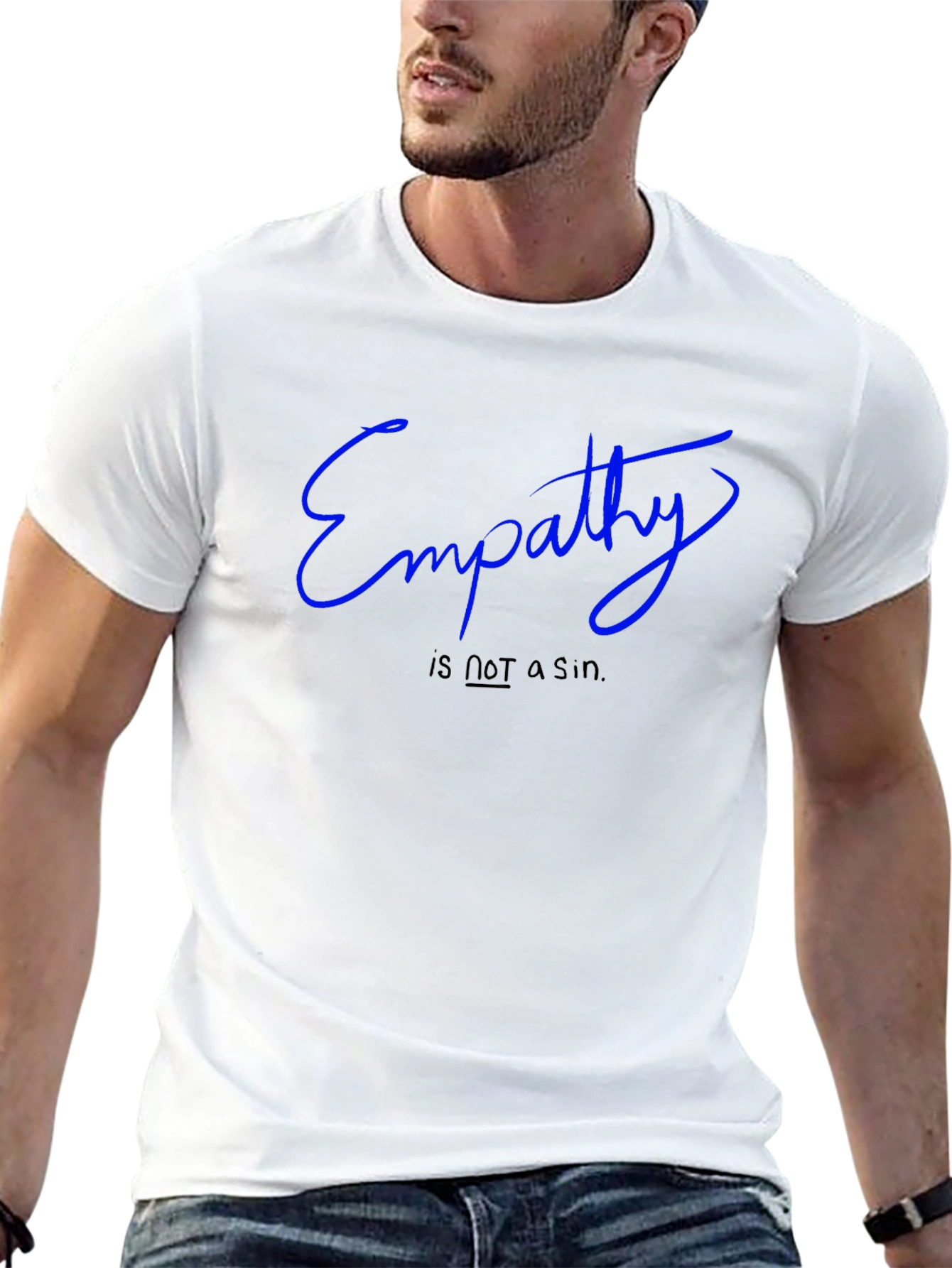 Empathy Statement Black T-Shirt