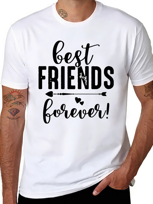 Best Friends Forever Graphic Tee - Black