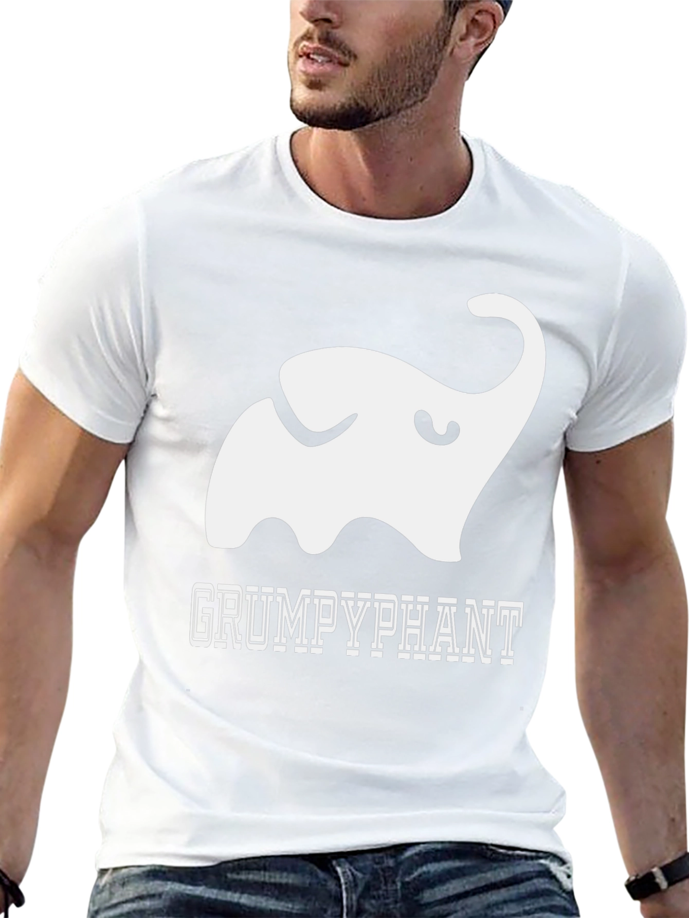 Grumpyphant T-Shirt - Funny Elephant Graphic Tee