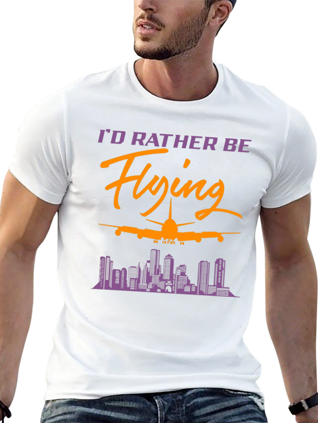 Id Rather Be Flying Graphic T-Shirt