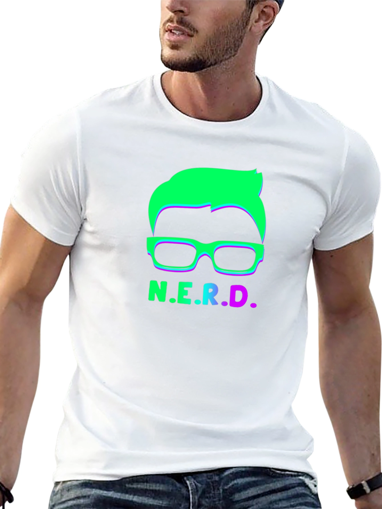 Nerd Graphic T-Shirt - Fun Geeky Style