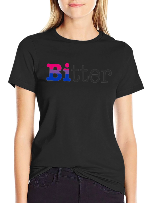 Bi-tter Funny Bisexual Pride T-Shirt LGBTQ Graphic Tee