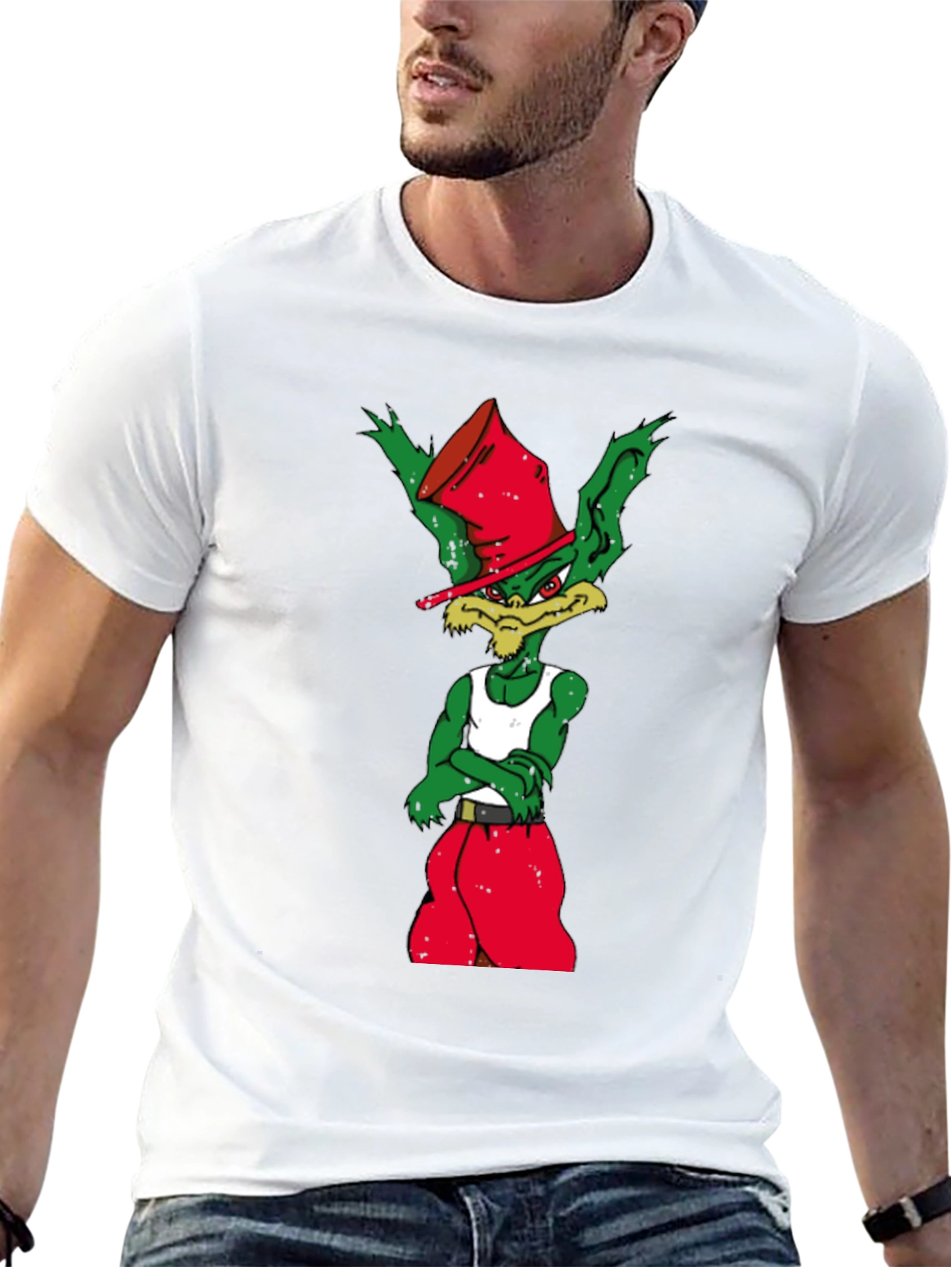 Novelty Cartoon Goblin Graphic Tee