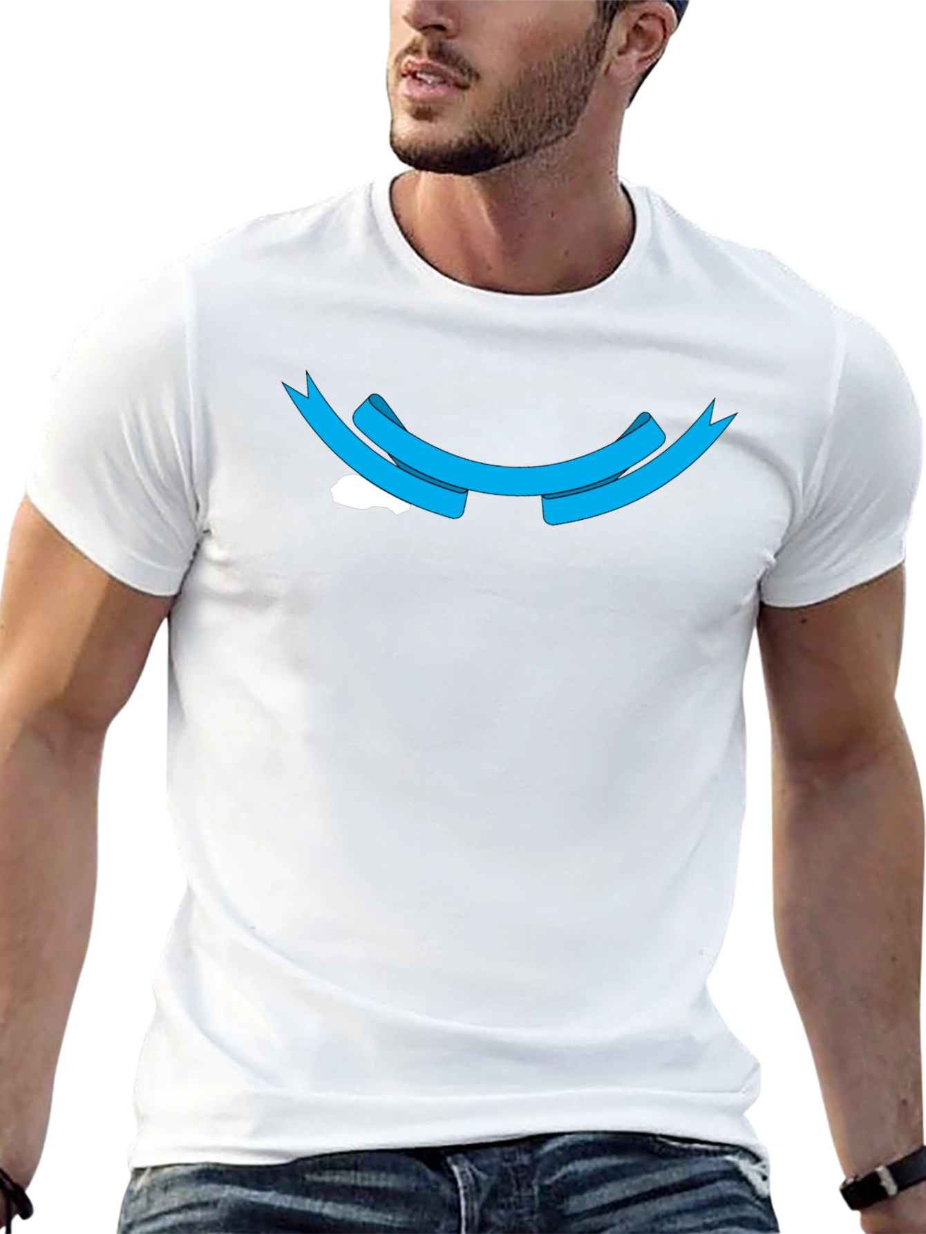 Graphic Tee - Blue Ribbon Design