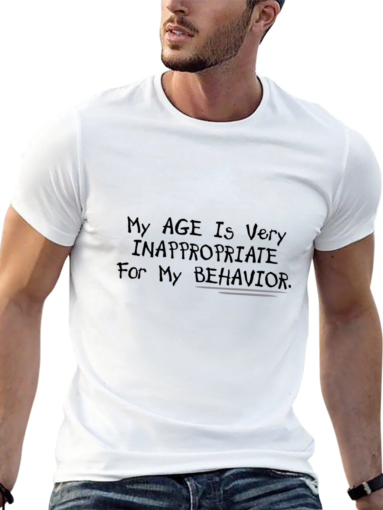 Inappropriate Age Statement Novelty T-Shirt
