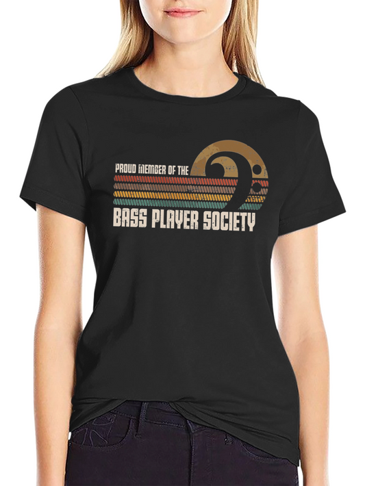 Bass Player Society Graphic T-Shirt