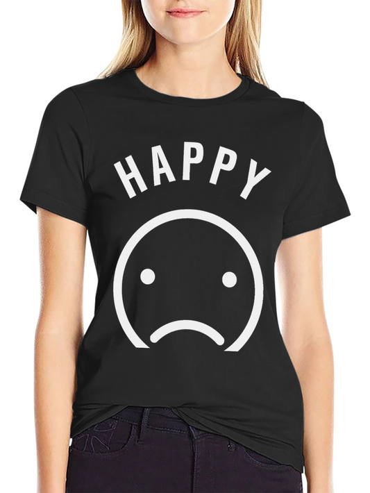 Happy Sad Face T-Shirt - Express Your Mood