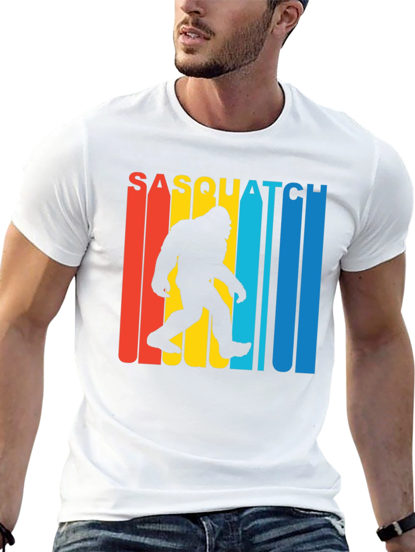 Sasquatch T-Shirt - Retro Bigfoot Graphic Tee