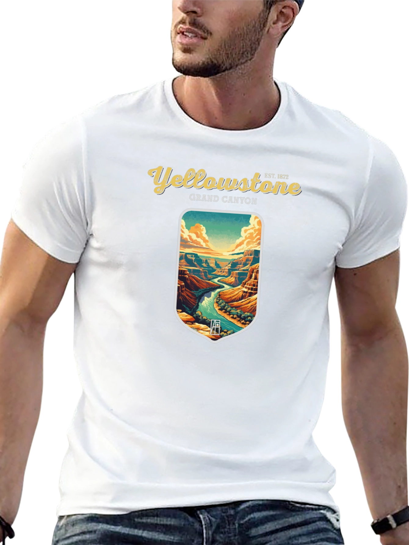 Yellowstone Grand Canyon Graphic T-Shirt